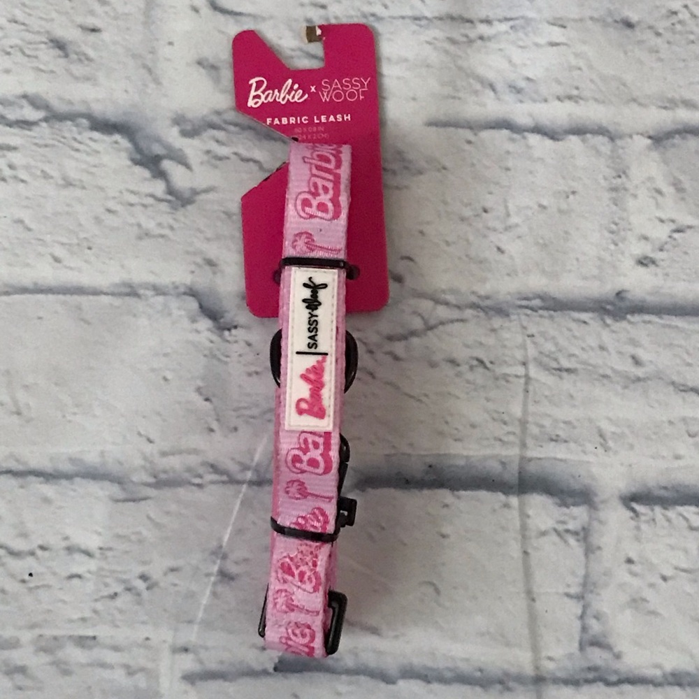 Barbie x SASSY WOOF fabric leash